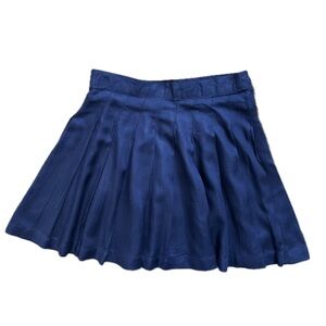 1990s GAP Blue Pleated Skirt - sz 7